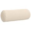 vidaXL Coussins d'accent 2 pcs Beige &Oslash; 25 x 70 cm Tissu en microfibre