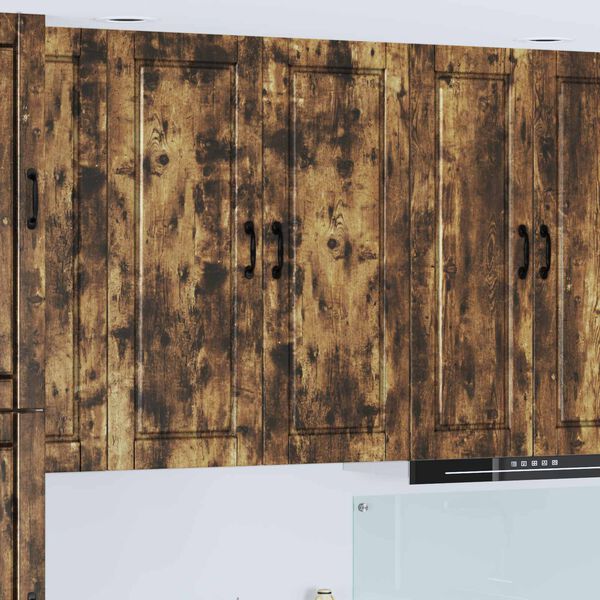 vidaXL Armoire de cuisine avec &eacute;tag&egrave;re Ch&ecirc;ne fum&eacute; 40 x 31 x 100 cm