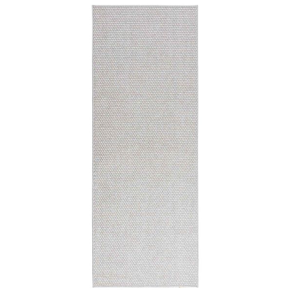 vidaXL Tapis de surface LUGO Cr&egrave;me et gris 80 x 150 cm Polyester