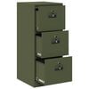 vidaXL Cabinet de Dossier avec tiroir Vert olive 44 x 50 x 106.5 cm