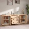 vidaXL Buffet 210x35x80 cm Bois massif de pin