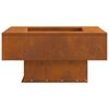 vidaXL Braise Marron 60 x 60 x 30 cm Acier