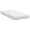vidaXL Matelas Blanc 90 x 200 cm Ressort ensach&eacute;