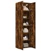 vidaXL Armoire de rangement ch&ecirc;ne fum&eacute; 70x42,5x225cm bois d'ing&eacute;nierie