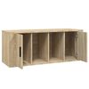 vidaXL Meuble TV Chêne sonoma 100x35x40 cm Bois d'ingénierie