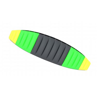 Power Kite 4 lignes 6 m² noir-vert