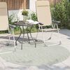 vidaXL Tapis de surface Rond PALMERAS Vert &Oslash; 120 CM Polyester