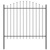 vidaXL Cl&ocirc;ture de jardin 7 pcs Gris 170 x 190 cm