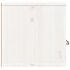 vidaXL Armoires murales 2 pcs Blanc 80x30x30 cm Bois de pin massif