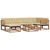 vidaXL Ensemble de canap&eacute;s d'ext&eacute;rieur 19 pcs Naturel et Beige