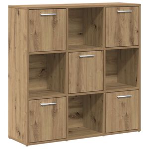 vidaXL Biblioth&egrave;que ch&ecirc;ne artisanal 90x28x90 cm bois d'ing&eacute;nierie