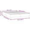 vidaXL Cadre de lit sans matelas vert fonc&eacute; 160x220 cm velours