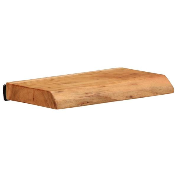 vidaXL Étagères murales 2 pcs 30x20x3,5 cm bois massif d'acacia