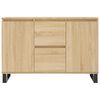 vidaXL Buffet ch&ecirc;ne sonoma 101,5x35x70 cm bois d'ing&eacute;nierie