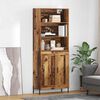 vidaXL Haut Armoire Bois Ancien 69,5 x 32,5 x 180 cm Bois d'ing&eacute;nierie