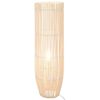 vidaXL Lampadaire sur pied Osier Blanc 52 cm E27