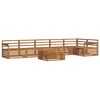 vidaXL Ensemble de canap&eacute;s d'ext&eacute;rieur 7 pc Naturel