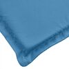vidaXL Coussin de chaise longue bleu m&eacute;lang&eacute; 186x58x4 cm tissu
