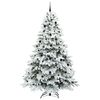 vidaXL Sapin de No&euml;l artificiel avec 300 LED Blanc 240 cm PE et PVC