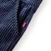 Pantalons pour enfants velours c&ocirc;tel&eacute; bleu marine 128