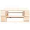 vidaXL Repose-pied palette de jardin bois