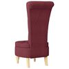 vidaXL Fauteuil &agrave; pantoufle Bordeaux 56,5 x 70 x 110 cm tissu