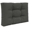 vidaXL Coussin de canap&eacute; d'ext&eacute;rieur 2 pcs Anthracite Polyester