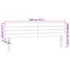 vidaXL Têtes de lit 2 pcs Rose 100x5x78/88 cm Velours