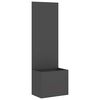 vidaXL &Eacute;cran de confidentialit&eacute; de jardin Fretwork Noir 50 x 150 cm
