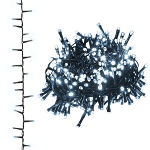 vidaXL Guirlande &agrave; LED compacte avec 1000 LED Blanc froid 25 m PVC