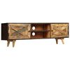 vidaXL Meuble TV Bois de manguier massif 140 x 30 x 45 cm