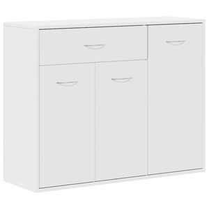 vidaXL Buffet Blanc 88x30x70 cm Bois d'ing&eacute;nierie