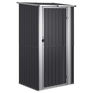 vidaXL Abri de jardin Anthracite 118,5x97x209,5 cm Acier galvanis&eacute;