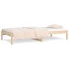 vidaXL Lit de jour sans matelas 80x200 cm bois de pin massif