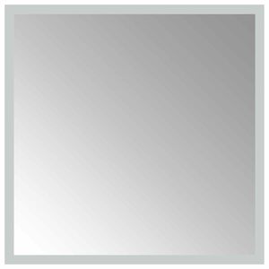 vidaXL Miroir de salle de bain LED Transparent 40 x 40 cm verre tremp&eacute;