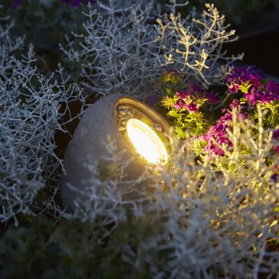 Luxform Lampe LED de jardin Tatra Gris pierre