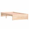 vidaXL Cadre de lit sans matelas bois massif 90x190 cm