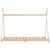vidaXL Cadre de lit d'enfant Bois de pin massif 90 x 200 cm