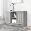 vidaXL Buffet Sonoma gris 120x30,5x70 cm Bois d'ing&eacute;nierie