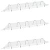 vidaXL Tunnels en filet 3 pcs 1,5x5 m fibre de verre et PP