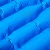 vidaXL Matelas de camping autogonflant avec oreiller 1 personne bleu