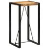 vidaXL Table de bar 60x55x110 cm bois de manguier massif brut