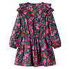 vidaXL Robe pour enfants &agrave; manches longues rose vif 128