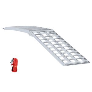 vidaXL Rampe de moto 680 kg Argent&eacute; 680 kg Aluminium