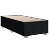 vidaXL Sommier &agrave; lattes de lit avec matelas Noir 90x200 cm Tissu