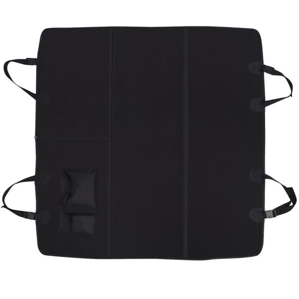 vidaXL Housse de siège auto pour animaux 148 x 142 cm Noir