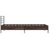 vidaXL Cadre de lit sans matelas chêne marron 90x190 cm