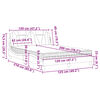 vidaXL Lit Viana avec matelas cappuccino 120x200 cm similicuir