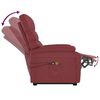 vidaXL Fauteuil de massage Rouge bordeaux Similicuir