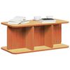 vidaXL Table basse Brun cire 80 x 39,5 x 33,5 cm Bois massif en pin